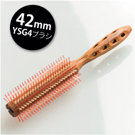 YS Park 40 G4 ブラシ ☆ 42mm径 ☆ 髪本来のツヤの出る天然イノシシ毛ブラシ