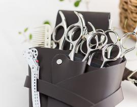 Vienna Brown・ビエンナ ブラウン 本革シザーケース