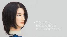 G Type メンズ カットウィッグ 8体(100%人毛) ☆ 送料無料!