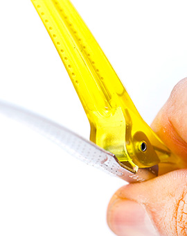 しっかりとまる、カラークリップ6本セット