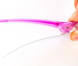 しっかりとまる、カラークリップ6本セット